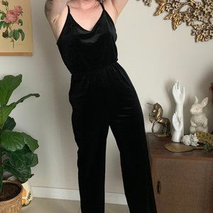 Wild Fable V-Neck Velvet Jumpsuit Romper NWT